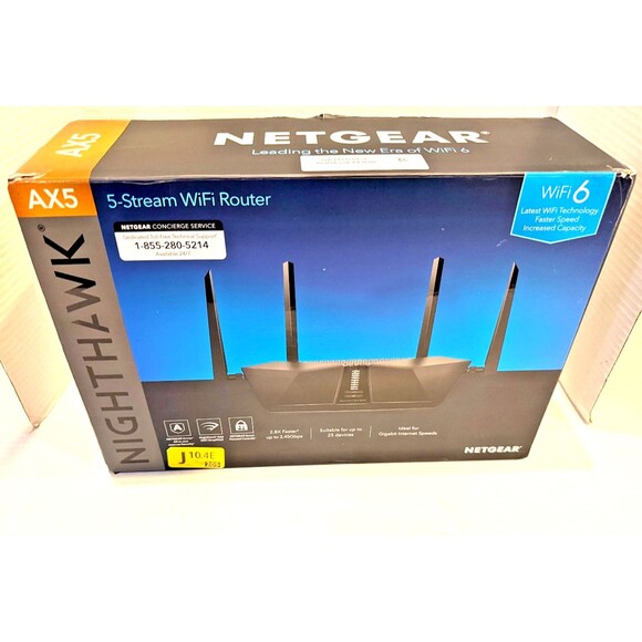 NETGEAR Nighthawk AX3600 WiFi 6 Router, 3.45Gbps (RAX41) AX5 - Picture 5 of 8
